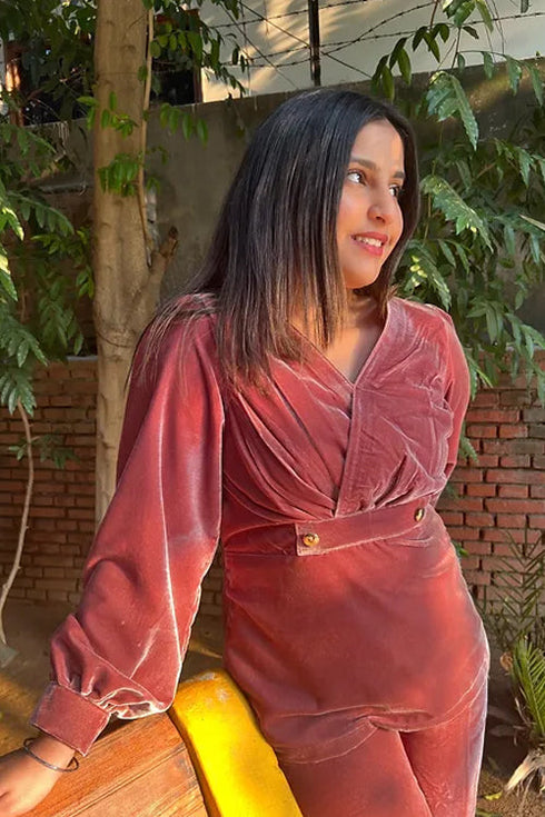 Stella Classy Velvet Coord